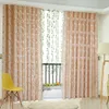 الستائر الزهرية لورم كرمة الستائر الحديثة لنافذة شرفة غرفة المعيشة لغرفة النوم 2749