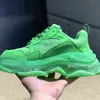 Fashion Paris 17FW Triple-S Sneaker Green Dark Triple S Sapatos casuais Dad Shoes for Men's Women Bege Black Sports Tennis 35-45