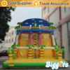 YARD Inflatable Dinosaur Bouncer Large Colorful Inflatable Slide Castle for Kids Game