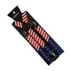 2,5 cm breiter Hosenträger mit USA- und Amerika-Flaggenmuster, Unisex, zum Anklippen, Stern-Hosenträger, elastisch, schmal, für Herren und Damen