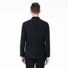 2019 Tuxedos de mariage noir Les garçons d'honneur à deux boutons portent des costumes d'affaires pour hommes Slim Fit Tuxedos de mariage Costume 2 pièces (veste + pantalon) personnalisé