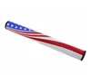 WholeNew Высококлассный U S Tour Oversize Jumbo Golf Single PU Putter Grip Slim 20 30 Флаг США Красный Белый Синий6829174