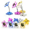 Holder Five claws Sucker Stand for Cell Phone 360° Rotatable Metal Flower Magic Suction Cup Mobile Car Bracket