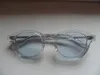 Crystal light blue tint sunglasses HDUV400 beach holiday glasses L M S sizes accustomized glasses fullset case OEM outlet1611006