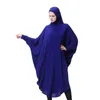 Hijab interno lungo da donna moda pianura copertura toracica islamica sciarpa cappuccio copertura completa manica Hijab signora copricapo musulmano per donna