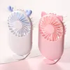 Mini Fan schattig draagbare draagbare handheld USB HAILBAAR Desktop 3 Mode Summer Cooler voor fans van de buitenkant van Office Desk Stand