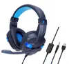 Soyto SY860MV Adjustable Length 3.5mm USB Surround Stereo FOR PS4 XBOX ONE Gaming Headset Headband Headphone led 10PCS/LOT