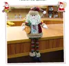 2019 Nouveau design décorations de Noël assis Père Noël Santa Claus Snowman Figure Figure Toy Party décorations DC840