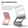 2 in 1 Make-up Mirror Alloy Desktop Phone Holder Compatibel met Andriod Telefoon voor iPhone 11 Pro Max XS 7/8 Samsung S20 HEBBEN DOWERS