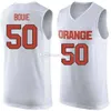 Syracuse Orange College # 5 Джален Кэри Баскетбол Майки # 50 Рузвельт Bouie # 54 Ky Feldman Mens Shist Custom Любое имя