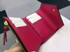 41938 Box originale intero Luxury Real Leather Multicolor Codice Codice Short Wallet Card Card Women Man Classic Zipper Pocket Vic205i