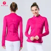 Agleroc Yoga-Jacke für Damen, eng, Yoga, lockerer Mantel, Laufen, Bodybuilding, Freizeit, Jacke, Selbstkultivierung, dünner Aufschlag