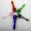 Schädelkopf Glas Handpfeife Wasserpfeifen zum Rauchen Tabaklöffel Dab Rigs Bubbler