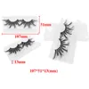 Long 5d 25mm Imitated Mink False Eyelashes Natural Long Thriedimensional Multi-Layer falska ögonfransar 120 uppsättningar DHL