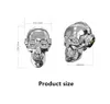 두개골 헤드 LED 조명 스피커 무선 Bluetooth베이스 스테레오 음악 플레이어 눈부신 USB 휴대용 무선 블루투스 스피커 Hallowe2112211