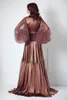 Sexig Bröllop Robe Bridesmaid Bride Satin Silk Sova Weat Lace Edge Mother Dressing Sleepwear Custom Made