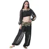 Nuovi costumi di danza orientale danza del vientre set di danza del ventre pantaloni di perline stile bollywood abbigliamento economico di danza del ventre