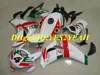 Motorcycle Fairing kit for Honda CBR1000RR 08 09 10 11 CBR 1000RR 2008 2009 2011 CBR1000 White red green Fairings set+Gifts HM41