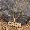 Pendant Necklace Mens Hip Hop Necklaces Jewelry High Quality Gold Silver Rapper Fashion Necklace