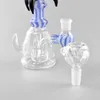 Mini brûleur à mazout en verre Bong à eau pour dab rigs Bongs Narguilé Tuyau Fumer brûleur à mazout tuyau d'eau brûleur à mazout barboteur