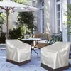 Waterdichte polyester patio stoelhoes enkele hoge achterstoel Covers Outdoor Yard Furniture Protective Cover Garden Accessoires