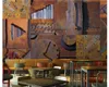 Anpassad 3D Bakgrundsbilder Heminredning Foto Väggpapper Väggmålningar European Retro Vintage Rusty Metal Bar Cafe Väggmålning Bakgrund Bakgrund för väggar