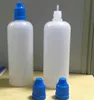 زجاجة قطارة بلاستيكية فارغة 120 مل مع غطاء طويل الطرف طرف رفيع طوله 4 أوقية بلاستيك سائل إلكتروني 450 ٪/الكثير