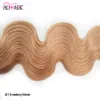 Tape in haarverlenging Braziliaanse Body Wave Invisible Skin Inslag Haarverlenging Zwart Donkerste Bruine Blonde 14 tot 24 inch 100g / 40piece Factory