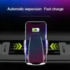 S5 Automatic Clamping Wireless Car Charger Carregador Receptor Montagem Sensor Inteligente 10w Carregador de Carregamento Rápido para Samsung Universal Telefones