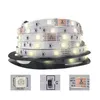 Epacket Waterproof Lighting 300LED SMD 3528 5050 RGB Flexibla LED -stripljus 120 Degrees 24Key 44Key IR Remote 12V 2A 5A 6A PO3939055