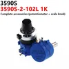 3590 3590S 1K 102 Potentiomètre multi-tours résistance réglable de précision