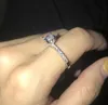 Stämpel s925 silver diamantring för kvinnor lyx anillos bröllop bizuteria mode smycken ädelsten vit topas 925 silver ring