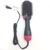 selling One Step Hair Dryer Brush Volumizer Ionic Blow Dryer Brush Electric Air Brush 2 In 1 Hair Curler Iron Hair Tool3455