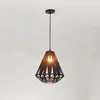 Nuovo lampadario E27 Illuminazione Ristorante minimalista moderno Lampadario in ferro battuto Personalità Illuminazione art bar Illuminazione creativa