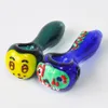 High Quality 4.0inches Glass Spoon Smoking Pipe Tobacco Hand Pipe Oil Burner Smoking Accessories