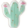 Piccolo Hamsa Sun Hand Flamingo Cactus Ananas Piatto in ceramica Piatto decorativo Gioielli Gingillo Piatto Collana Conservazione Vanity Vassoio