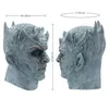 Maschera di Halloween Night's King Walker Face NIGHT RE Zombie Latex Mask Adulti Cosplay Throne Costume Party