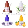 4 pcs 5mlnatural sabor essência para handmade cosméticos labelo gloss base lipgloss diy fragrância aromatizando óleo essencial