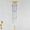 DHL Wind Chime 6 Tubi metallici in alluminio cavo in legno Il miglior campanello a vento in legno medio grande offre ricchi toni rilassanti per interni ed esterni Patio