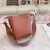 Pink sugao women shoulder bag cow genuine leather shoulder bag bucket fashion women purse 2019 new style high quality crossbody purse 5color