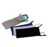Sunglasses Bag Case Custom Logo Solid Color High Quality Beam Microfiber Glasses Bag Erasable Glasses Bag