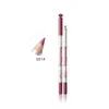 Menow 12pcs مجموعة محترفة Lip Lip Lip Pencil مقاومة للماء الشفة الخشبية محيط القلم Matte Lip Lip Tattoo Pen P124