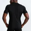 T-Shirt für Herren, eng anliegend und schnell trocknend, atmungsaktiv, Stretch-Fitness-Kleidung, Pro-Lauftraining, Fitness, kurzärmliges T-Shirt