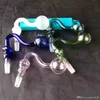 bong Bone vetro bruciatore accessori, pipe di vetro colorati mini multi-colori Tubi a mano glas Miglior Spoon