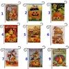 Thanksgiving Deorations Garden Flag Halloween Double Print Pumpkin Hanging Banner Flags Home Party Decoration Welcome dc855