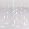 Hanging Spiral Banner Ornaments Party Long Spiral Happy Birthday Swirl Party Home Hanging Balck White YQ01812