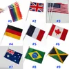 14 * 21 cm Rainbow Flags 12 Design Flaga National For World Polyester Hand Flags Flags Banery Dekoracji Home XD20031