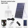 30-80Wソーラー電球IP55リモコン太陽光発電電球灯電球の太陽の緊急緊急灯充電電球ランプのブースライト