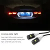 1 pz numero di coda lampada targa accessori vite bullone luce LED bianco auto auto moto universale 12 V Car Styling