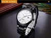 CURREN, relojes de lujo clásicos a la moda para hombres de negocios, Reloj de pulsera con fecha de cuarzo, Reloj de pulsera de acero inoxidable para Hombre, Reloj para Hombre